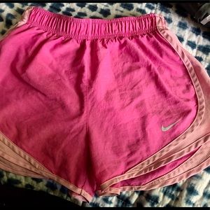 Pink Nike shorts